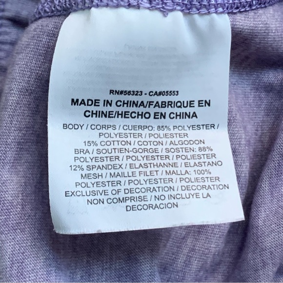 Nike Dri Fit Racer Back Women’s Tank Top Purple Orange Performance - Picture 7 of 8